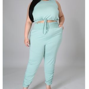 Sage Keep It Comfy Pant Set